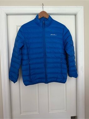 Eddie Bauer Bright Blue Kids Lightweight Puffer Jacket